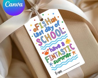 PRINTABLE Teacher Appreciation Gift Tags Last Day of School - Etsy