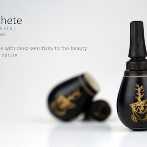 PIPA Handgemachte Pfeife aus Elfenbeinpalme / Tagua / Kräuterpfeife / Tabakpfeife / Purpfeife / Reise / Purepipe /Holzpfeife Rauchpfeife