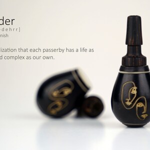 PIPA handmade pipe from ivory palm / tagua nut / herb pipe / tobacco pipe / wooden pipe