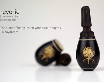 PIPA handmade pipe from ivory palm / tagua nut / herb pipe / tobacco pipe / wooden pipe