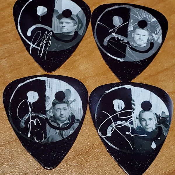 Fall Out Boy Guitar Pick Necklaces