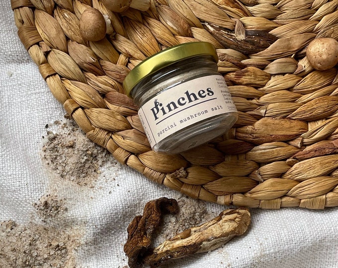 Porcini Mushroom Sea Salt: Umami Flavor, Suffolk Made