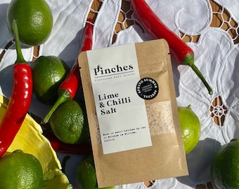 Lime & Chilli Salt Pouch -  blended in small batches in Suffolk