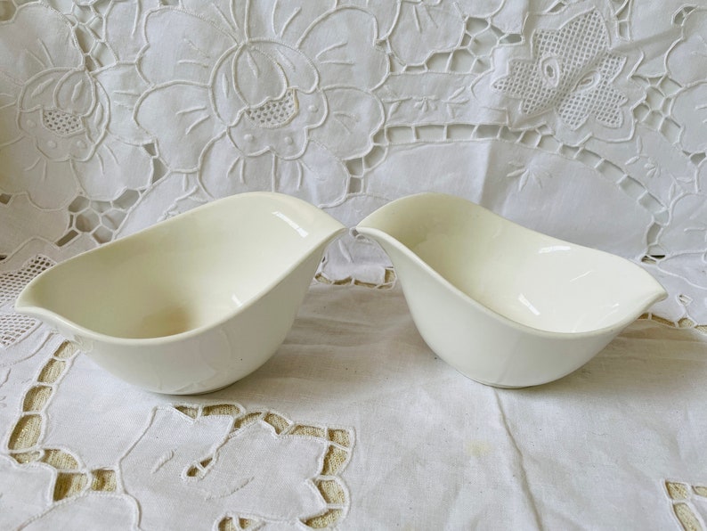 Sam & Squito Teardrop Sauce Serving Dishes Strengthened Bone Etsy