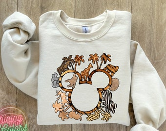 Disney Animal Kingdom Sweatshirt, Animal Kingdom Hoodie, Disney Sweatshirt, Mickey And Friends Wild Trip, Adventure Shirt, Disney Vacation