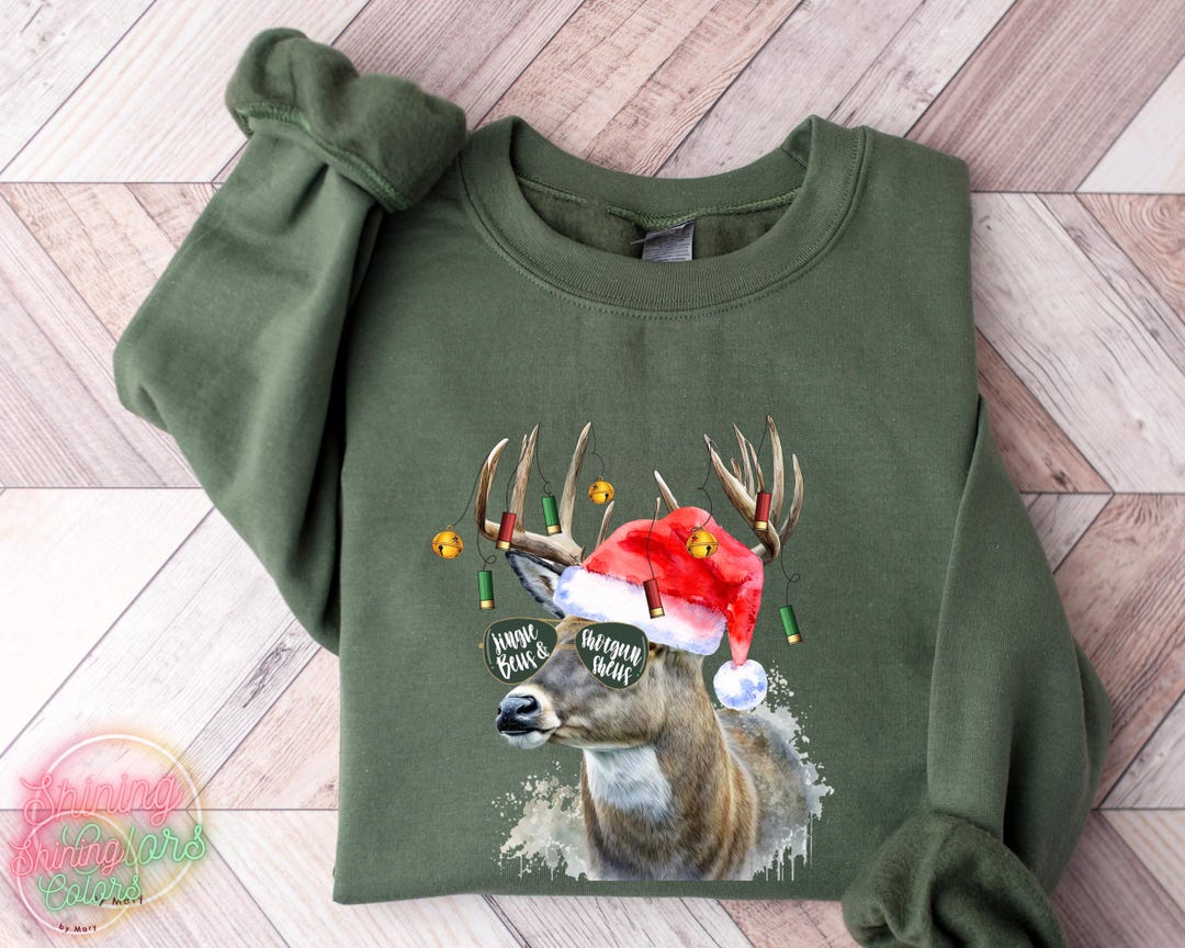 Hunting christmas sweater