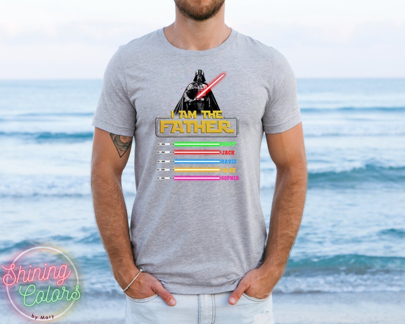 Custom I Am Their Father Shirt, Dad Shirt With Kids Names, Father's Day ...