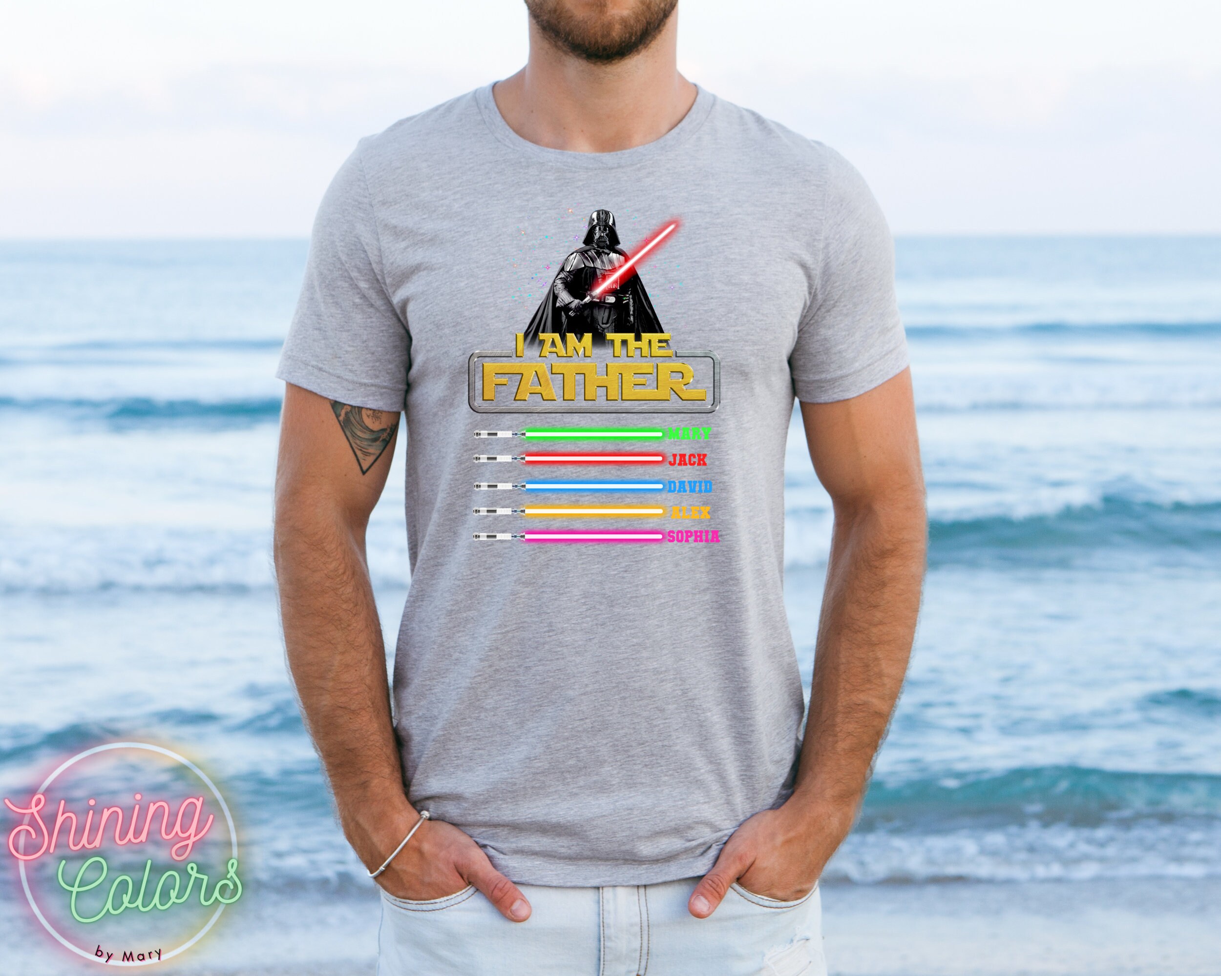 Custom I Am Their Father Shirt, Dad Shirt With Kids Names, Father's Day ...