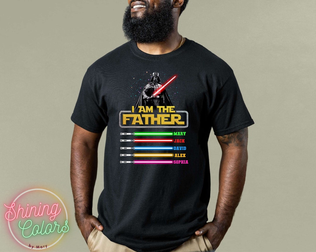 Custom I Am Their Father Shirt, Dad Shirt With Kids Names, Father's Day ...