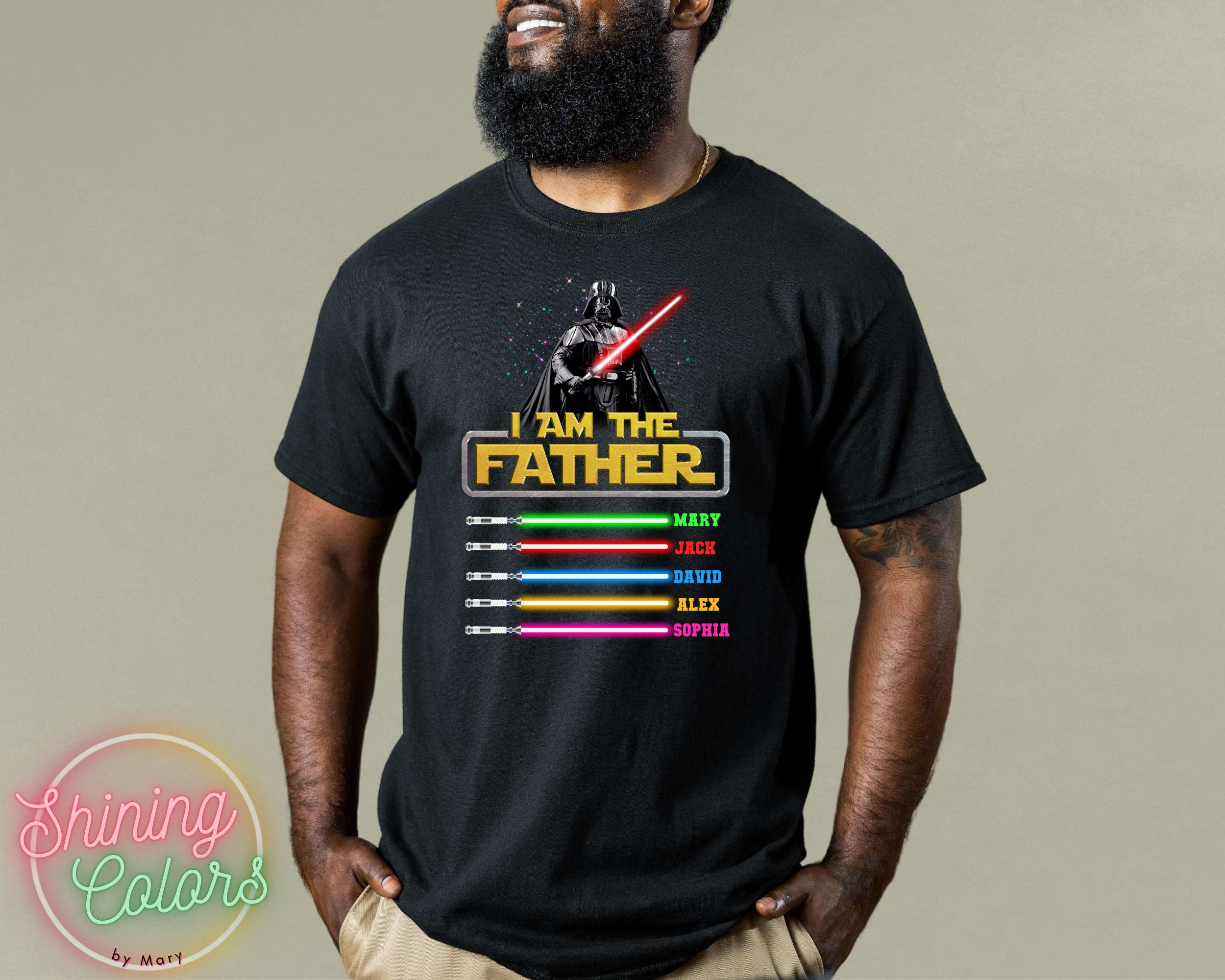 Custom I Am Their Father Shirt, Dad Shirt With Kids Names, Father's Day ...