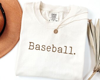 Comfort Colors Retro Baseball Shirt, Game Day Sports Mom Tee