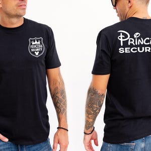 Princess Security Shirt, Back Front Shirt, Disney Princess T-shirt, Security Shirt, Vacation Matching, Disney World