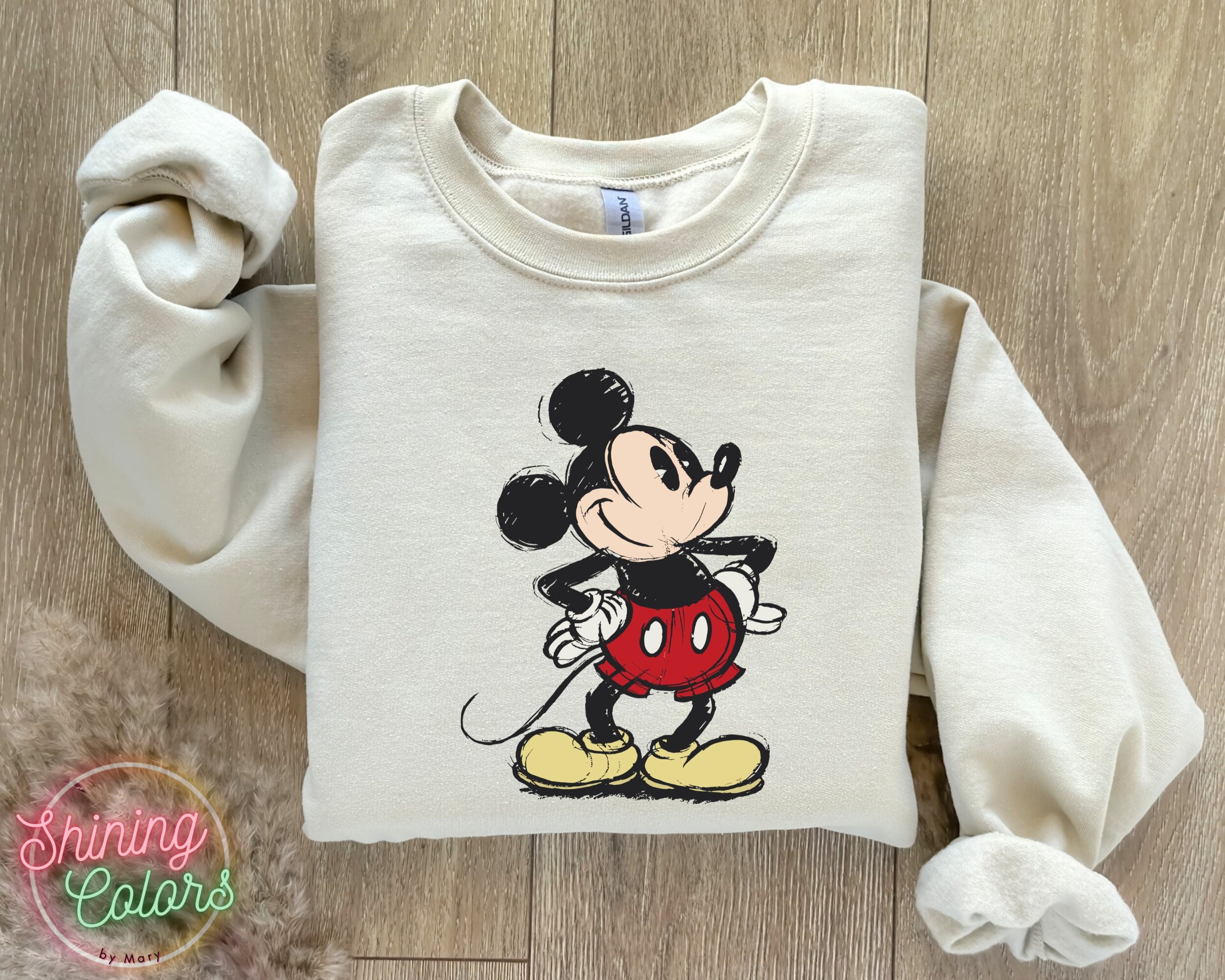 Kids Vintage Mickey Mouse Sweatshirts - Etsy Kids Vintage Mickey Mouse Sweatshirts - Etsy