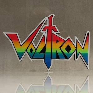 Voltron Action Figures Toys 3D Printed Shelf Display Logo LJN Matchbox