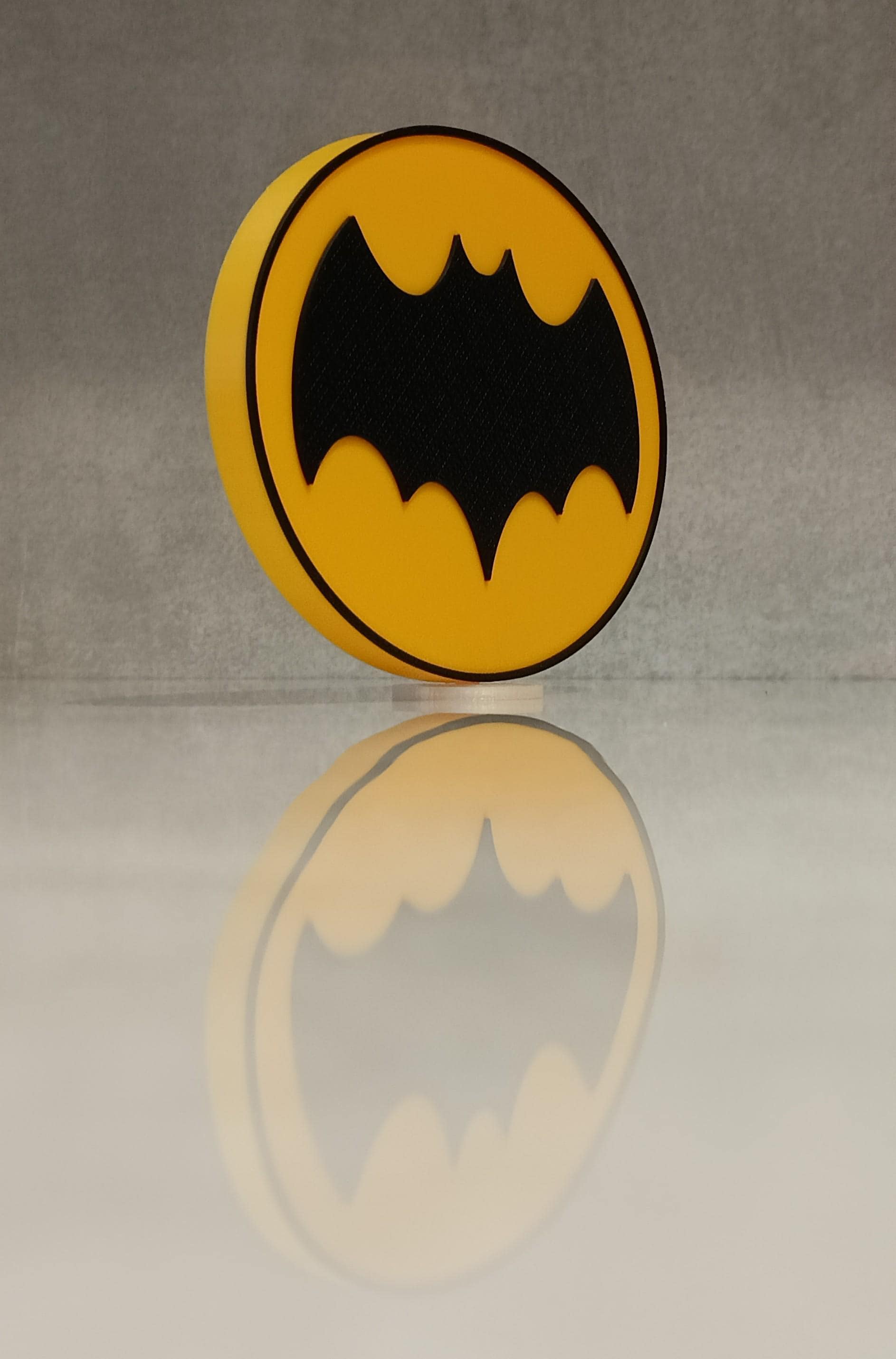 Batman (1966) TV Series Chest Symbol 3D Printed Shelf Display Logo Adam West, image size:1886x2858