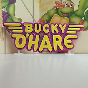Bucky O&#39;Hare 3D Printed Shelf Logo
