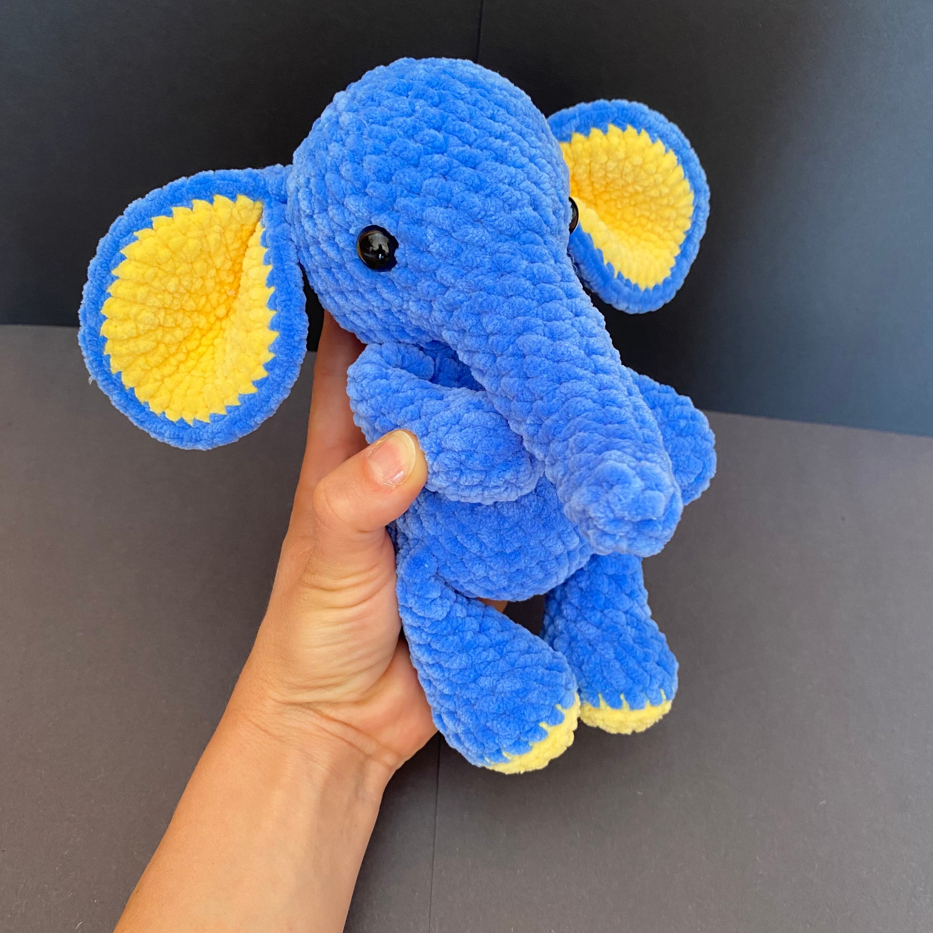 CUSTOM CROCHET PLUSHIES – The Blue Elephants