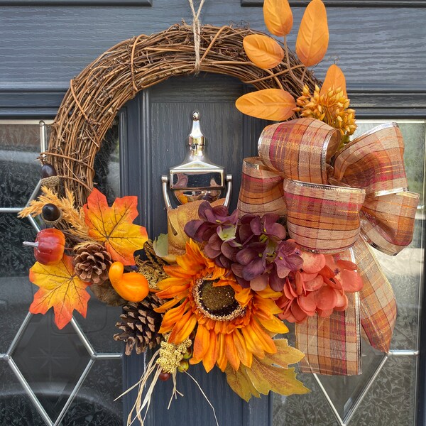 Autumn Wreath Etsy UK
