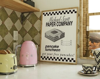 The Office TV Show Print: Michael Scott Paper Company Poster (Digital Download)