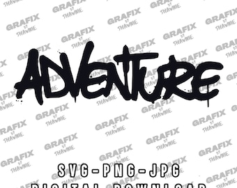 Adventure T-Shirt Decal, Sticker Decals, SVG, PNG, JPG