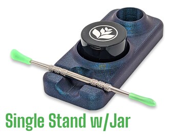 DabSmart LLC - Stand with Cap/Tool and Jar Holder - GALAXY SERIES