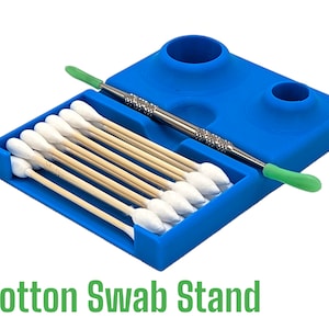 DabSmart LLC - Stand with Cap and Cotton Swab Holder