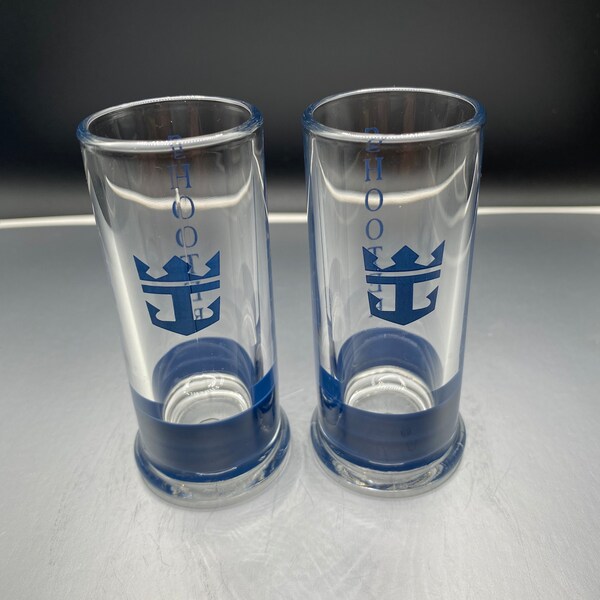 Royal Caribbean Shot Glasses Etsy