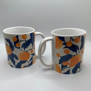 Vintage Apricot Pattern Coffee Mug Brand: Society 6