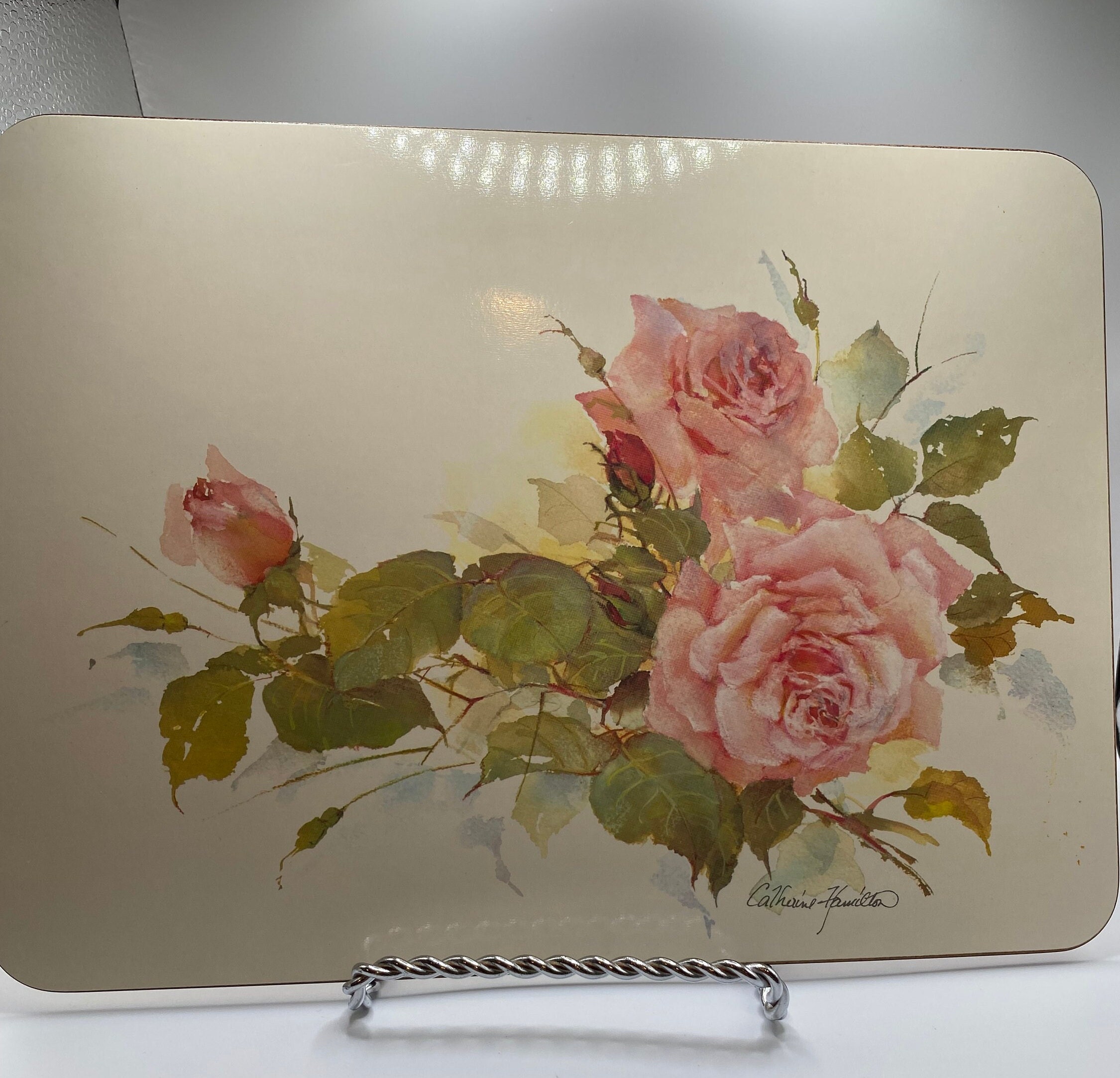 Jason Designer Collection 6 Placemats Rose Elegance by Etsy New Zealand