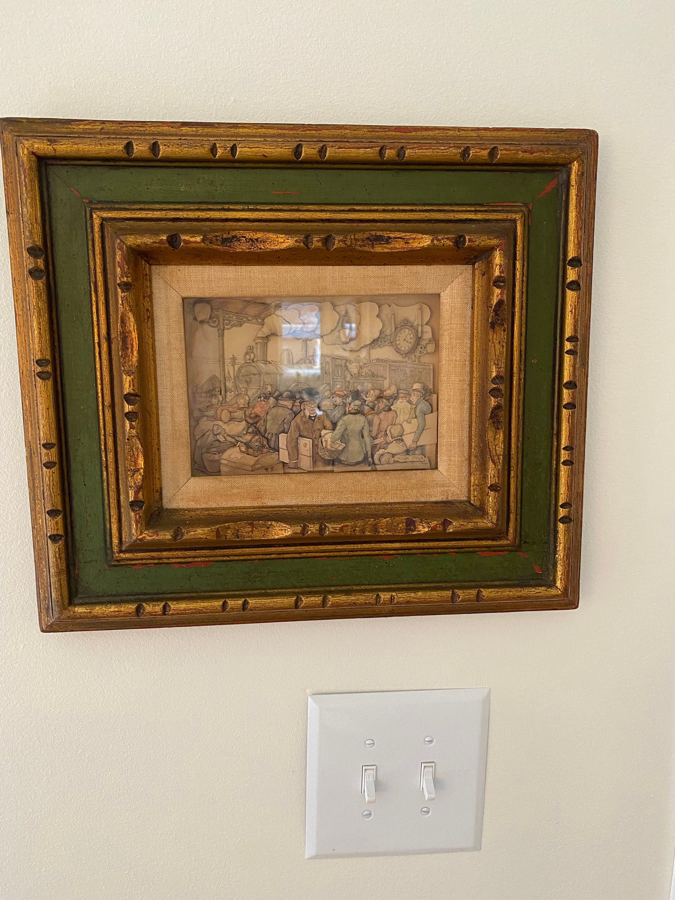 Anton pieck 3d shadow box - Etsy 日本