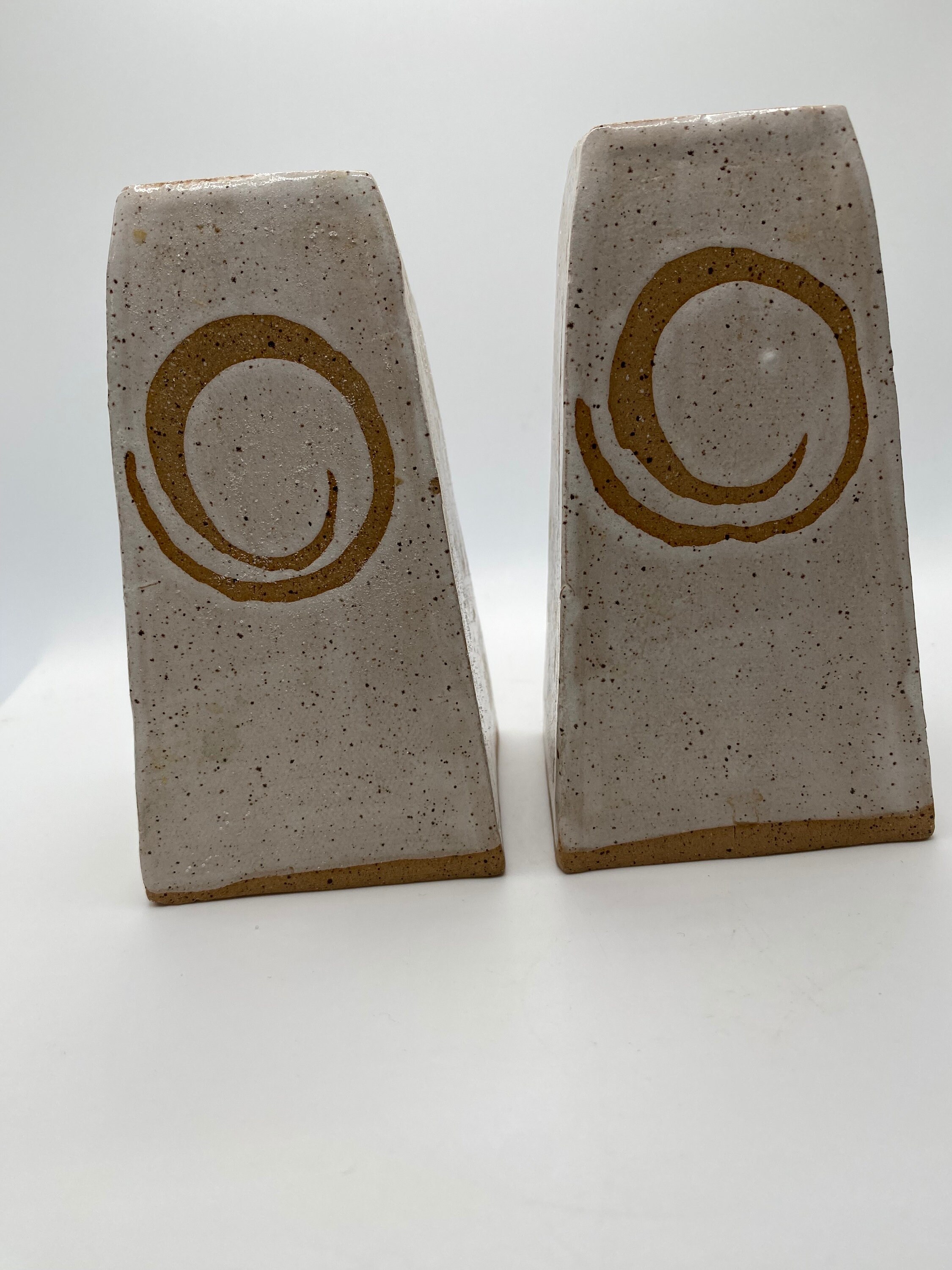 Modern Sandstone Salt and Pepper Shakers
