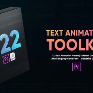 122 Text Animation Toolkit for Premiere Pro (MOGRT)