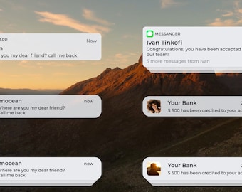 Kit de interfaz de usuario de teléfono para After Effects: maquetas animadas de redes sociales