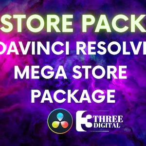 DaVinci Resolve Mega Store-bundel | Ultieme DaVinci Resolve Store-bundel | DaVinci Resolve Master-collectie | DaVinci alles-in-één-bundel