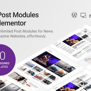 Wordpress Post Modules for Elementor | Post Layout Modules for Elementor in WordPress | WordPress Blog Modules - Elementor Addon | Websites