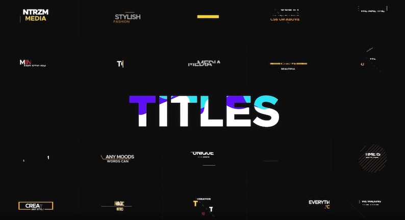 2500 After Effects Transitions Library: All-in-one Mega Pack - Etsy