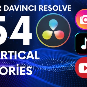 DaVinci Resolve Instagram Stories Templates: Vertical Video Graphics (PDF)