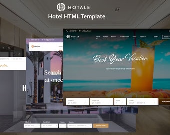 Plantilla HTML para sitio web de hotel