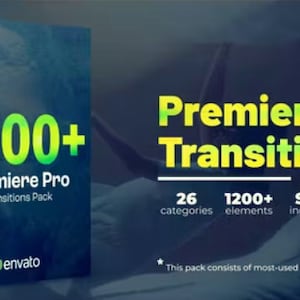 1200+ Premiere Pro Transitions | Over 1200 Premiere Pro Transitions | Mega Pack 1200+ Transitions Premiere Pro | 1200+ Seamless Transitions