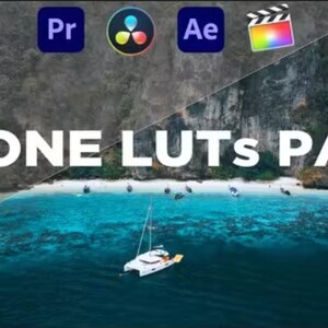 Cinematic Drone LUTs Pack, DaVinci Resolve, Adobe, Final Cut (Digital Download Product)