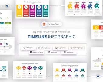 Timeline Package Template | Template for Package Timelines |  Package Timeline Design Template |  Package Timeline Layout Template | PPTX