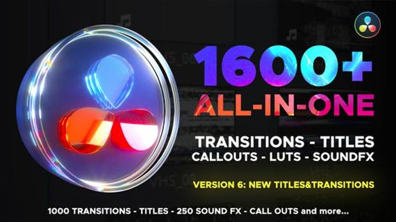 1600+ DaVinci Resolve Transitions Library (PDF)