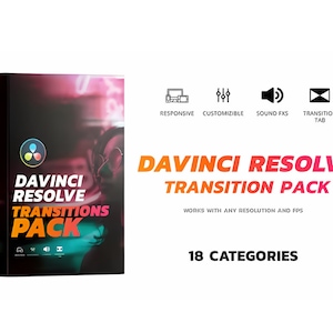 Elevate your video editing with our premium transition pack for DaVinci Resolve. This collection offers a variety of smooth and cinematic transitions to enhance your projects. #davinciresolve #transitions #videoediting #videography #filmmaking