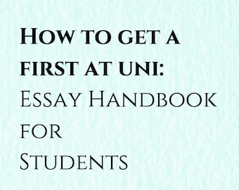 Essay Handbook for Students | University, College Student