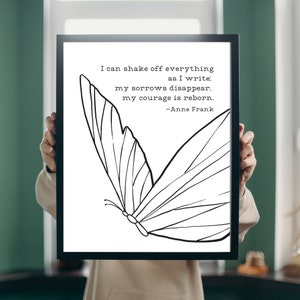 Anne Frank Quote Poster | Digital Download