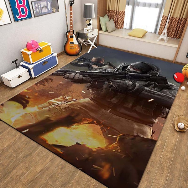 Ghost Rug Cute Cod Call of Duty Zombies Rug - Etsy