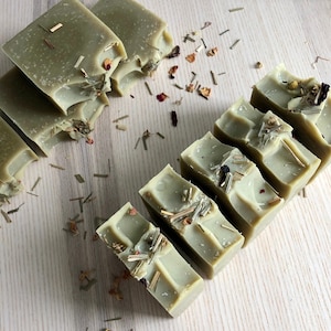 Lemongrass Wheatgrass Handcrafted Artisan Soap | All Natural Handmade Small Batch Body Vegan Bar