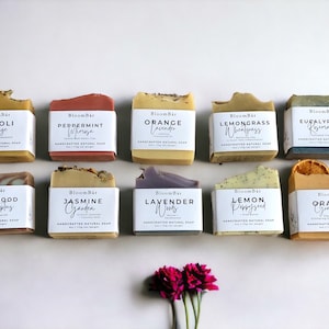 Assorted Handcrafted Artisan Soap | All Natural Handmade Small Batch Body Vegan Bar
