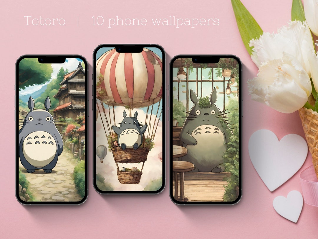 Totoro Phone Wallpaper, Studio Ghibli Wallpaper, Anime Wallpaper