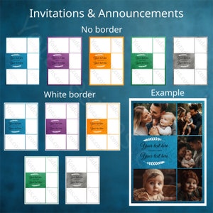 Inviti e annunci splendidamente realizzati per i momenti speciali della vita: nascite, lauree, matrimoni, docce, compleanni, vacanze